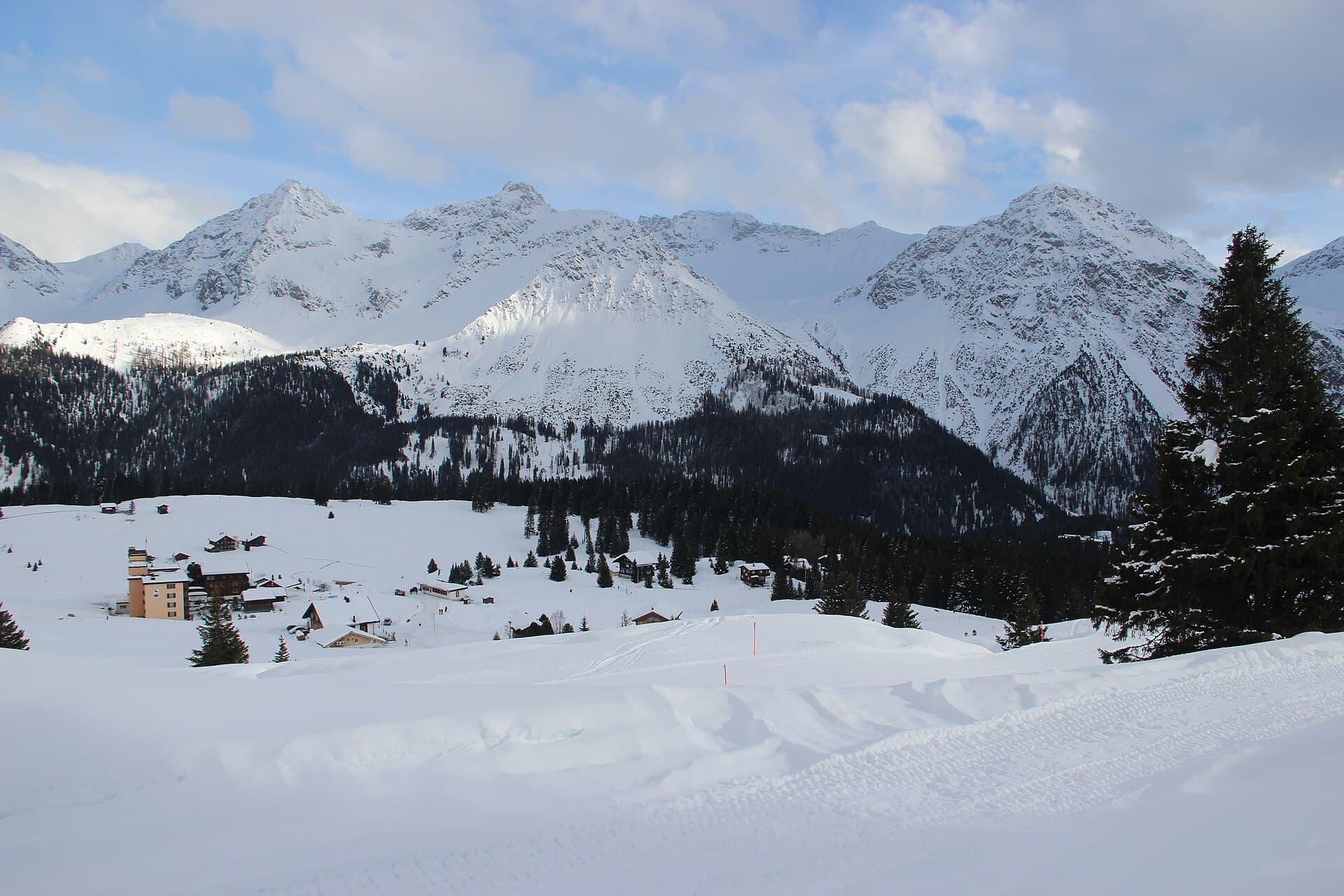 Arosa, canton Graubünden, at 1775 m.